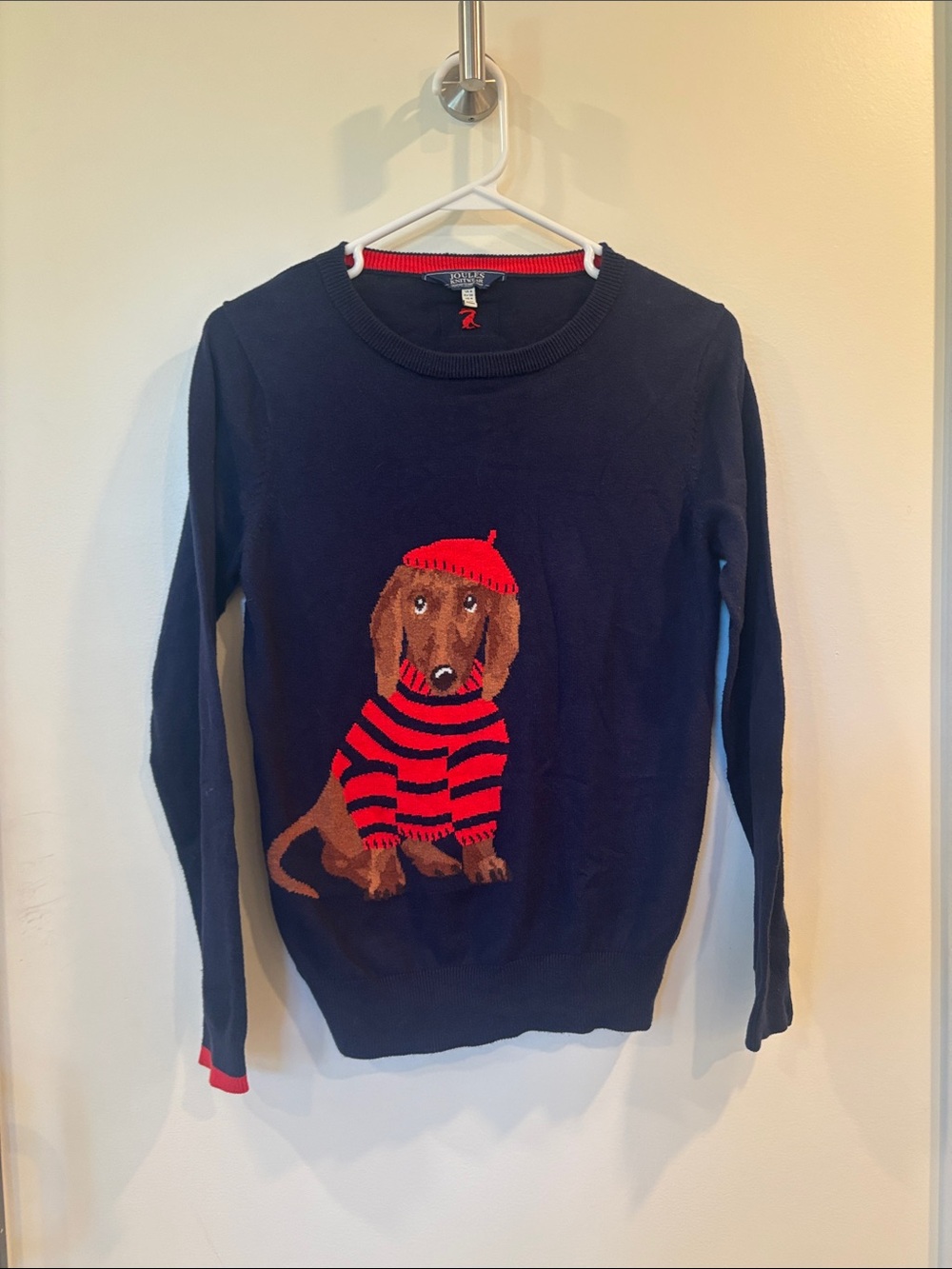 Joules Miranda Intarsia Dachshund Sweater!